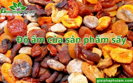 Độ ẩm của sản phẩm sấy