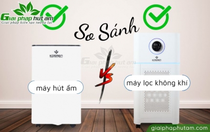 So sánh máy lọc không khí và máy hút ẩm: nên chọn mua thiết bị nào?