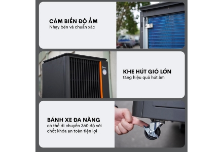 Máy hút ẩm công nghiệp Fujihaia-DH150B