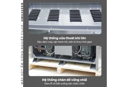 Máy hút ẩm công nghiệp FujiE HM-6360EN 3 Pha Mới