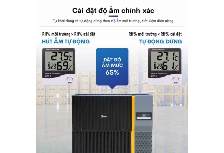 Máy hút ẩm công nghiệp FujiE HM-6480EN 3 Pha Mới