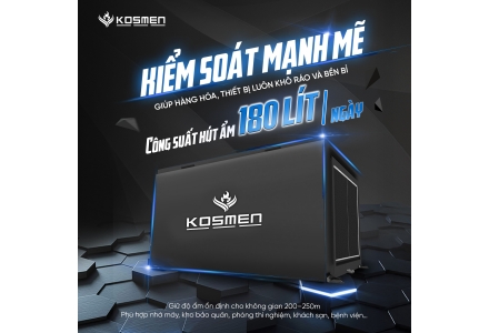 Máy hút ẩm Kosmen KM-180DS