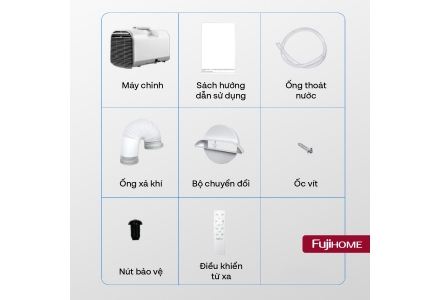 Máy điều hòa di động mini thông minh Fujihome PAC04 - 4000BTU