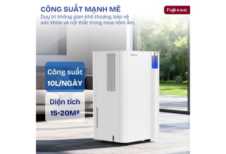 Máy Hút Ẩm Dân Dụng Fujihome DH10NEW