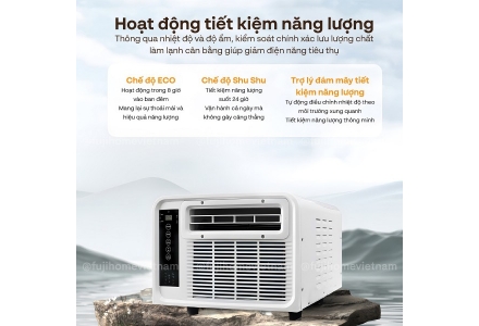 Máy điều hòa di động mini thông minh Fujihome PAC03 - 2500BTU