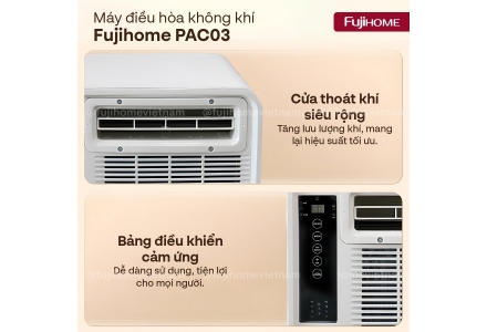 Máy điều hòa di động mini thông minh Fujihome PAC03 - 2500BTU