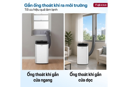 Điều hòa di động Fujihome PAC14Pro 14000BTU - 1.6HP, Inverter