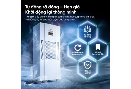 Máy hút ẩm công nghiệp Kosmen KM-180S (180 Lít/24h)