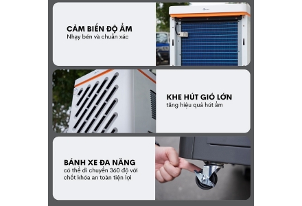 Máy hút ẩm công nghiệp FUJIHAIA-DH90W
