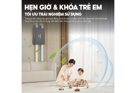 Máy cấp khí tươi và lọc không khí Kosmen KM-A300 Pro