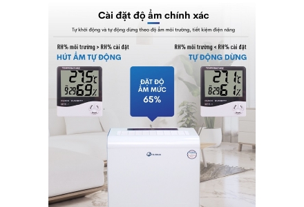 Máy hút ẩm công nghiệp Fujihaia DH55BL