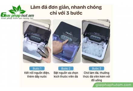Máy làm đá viên mini Fujihome IM1218
