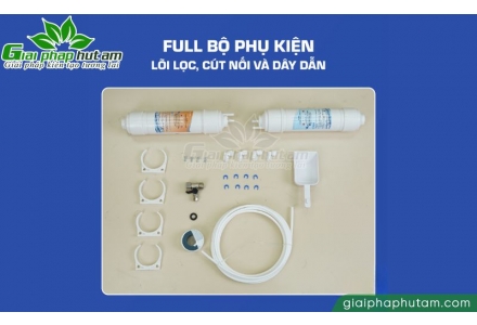 Máy làm đá thương mại kèm lọc nước UF Fujihome IM45C