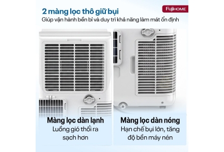Máy điều hòa di động thông minh Fujihome PAC14N thế hệ mới (14.000BTU-1.6HP)