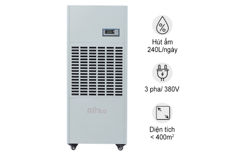 Máy hút ẩm công nghiệp Airko DP-10S (240lít/ ngày)