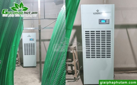 Lắp đặt máy sấy hút ẩm 180 lít Sản Xuất Bánh Đa Nem Khánh Hòa