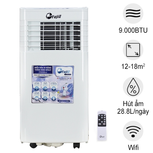 Máy điều hòa di động thông minh FujiE MPAC9 (9000BTU-1.0 HP)