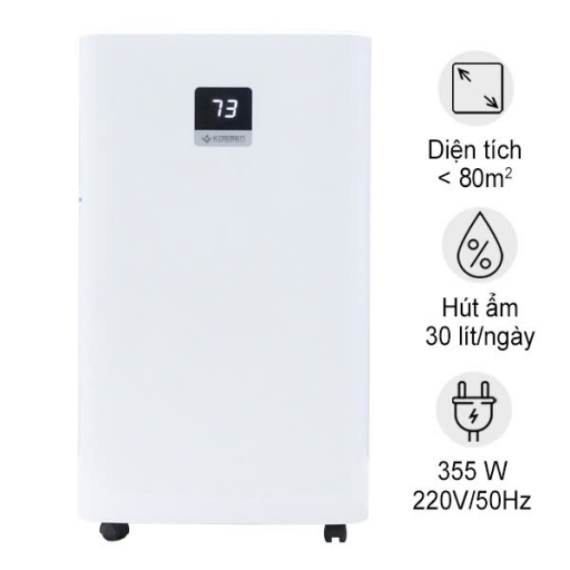Máy hút ẩm & lọc không khí Kosmen KM-30N (30 Lít/24h)