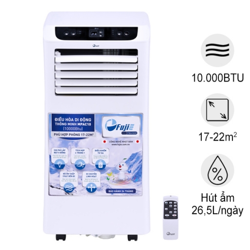 Máy điều hòa di động thông minh FujiE MPAC10 (10000BTU-1.1 HP)