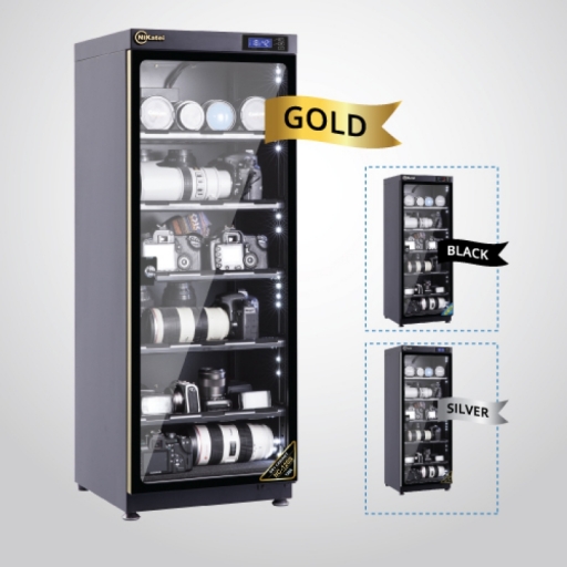Tủ chống ẩm Nikatei NC-120S (Gold/Silver/Black)