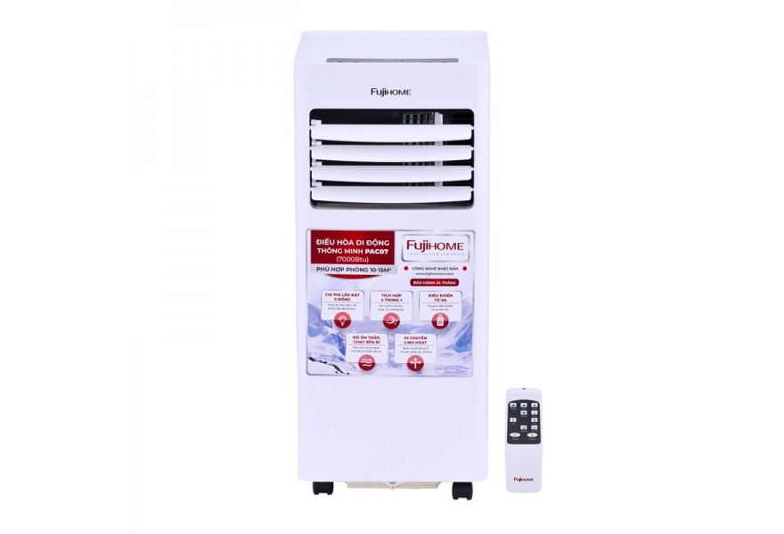 Máy điều hòa di động thông minh Fujihome PAC07 (7.000BTU-0.8HP)