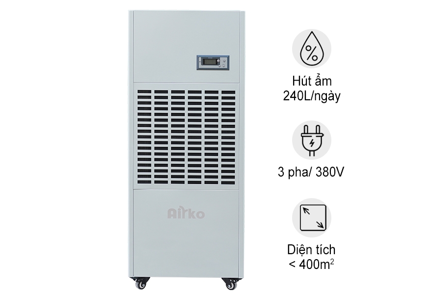Máy hút ẩm công nghiệp Airko DP-10S (240lít/ ngày)
