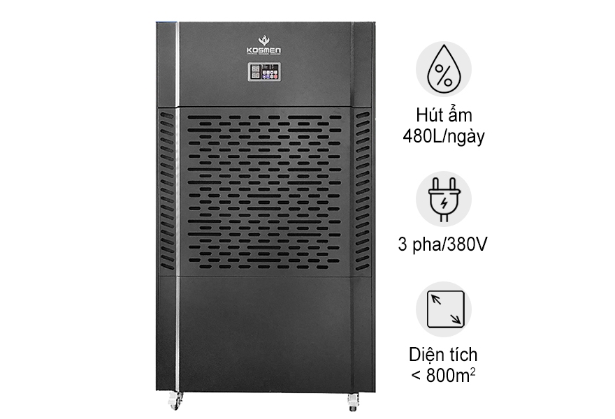 Máy hút ẩm công nghiệp Kosmen KM-480S (480 Lít/24h)