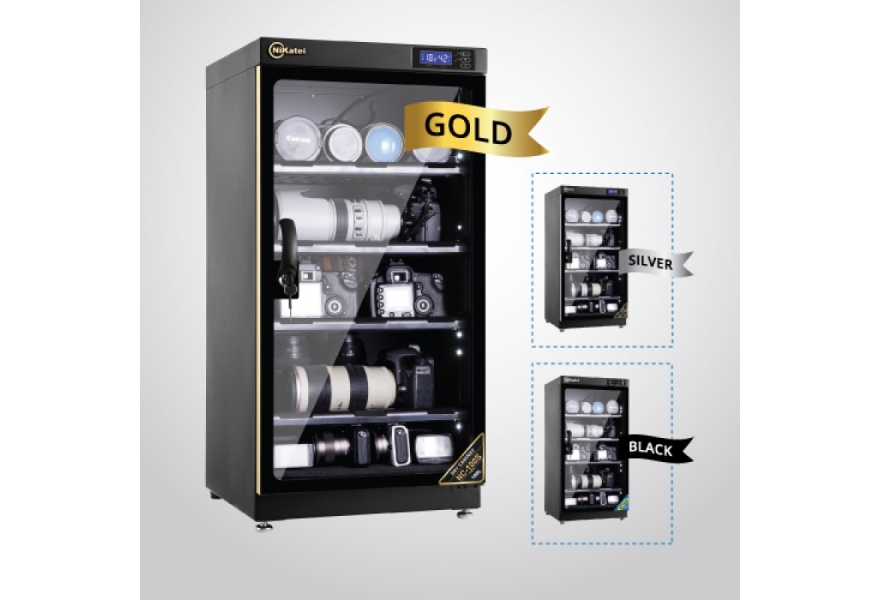 Tủ chống ẩm Nikatei NC-100S (Gold/Silver/Black)