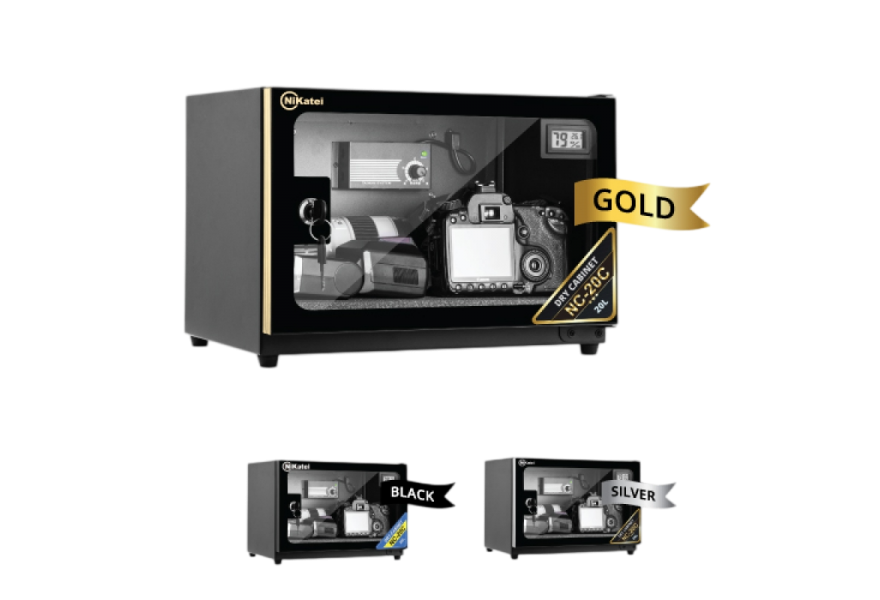 Tủ chống ẩm Nikatei NC-20C (Gold/ Silver/ Black)