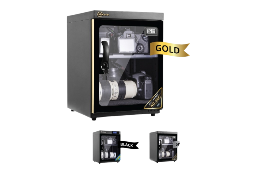 Tủ chống ẩm Nikatei NC-30C (Gold/ Silver/ Black)