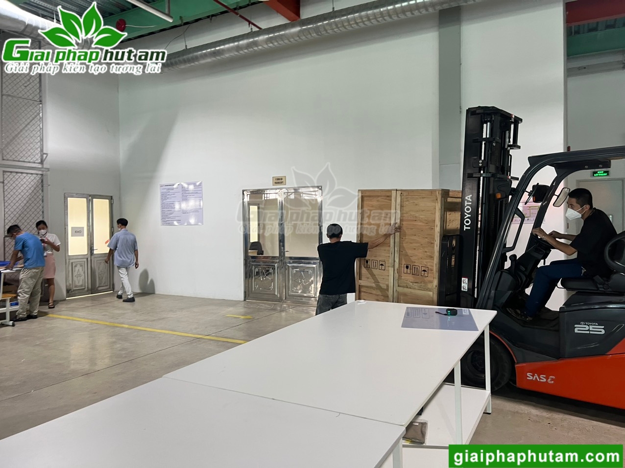 Lắp đặt Máy Hút Ẩm Kosmen Tại Công TY TNHH MTV Lucky Unique Enterprise