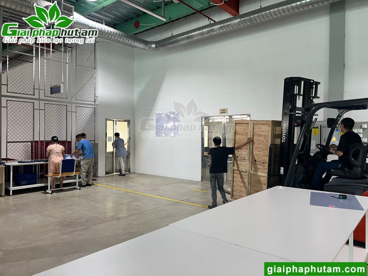 Lắp đặt Máy Hút Ẩm Kosmen Tại Công TY TNHH MTV Lucky Unique Enterprise