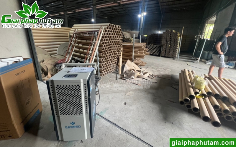 hình ảnh lắp máy hút ẩm bảo quản ống giấy tại củ chi  2