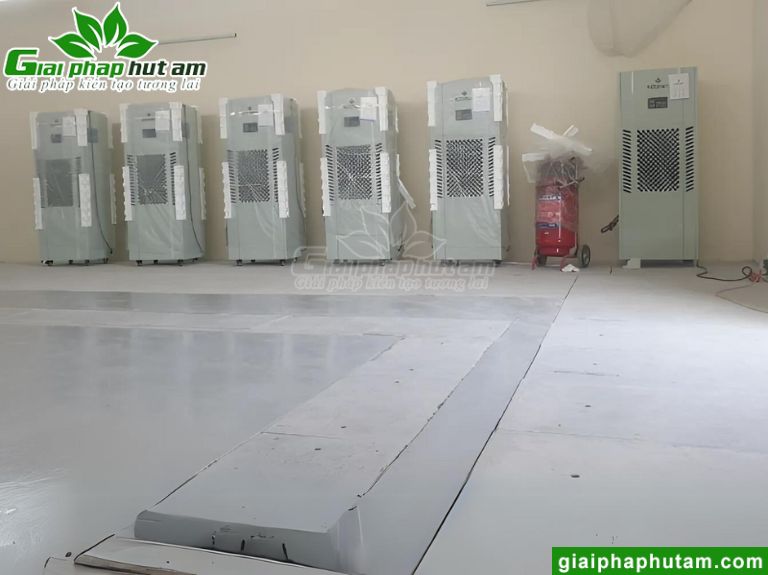 lắp máy hút ẩm tại trạm điện trung chuyển Hưng Yên 4