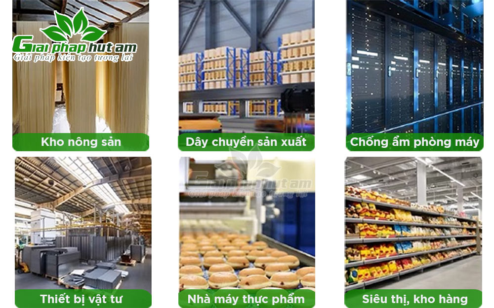 ứng dụng Máy hút ẩm Fujihaia-DH55BL trogn công nghiệp