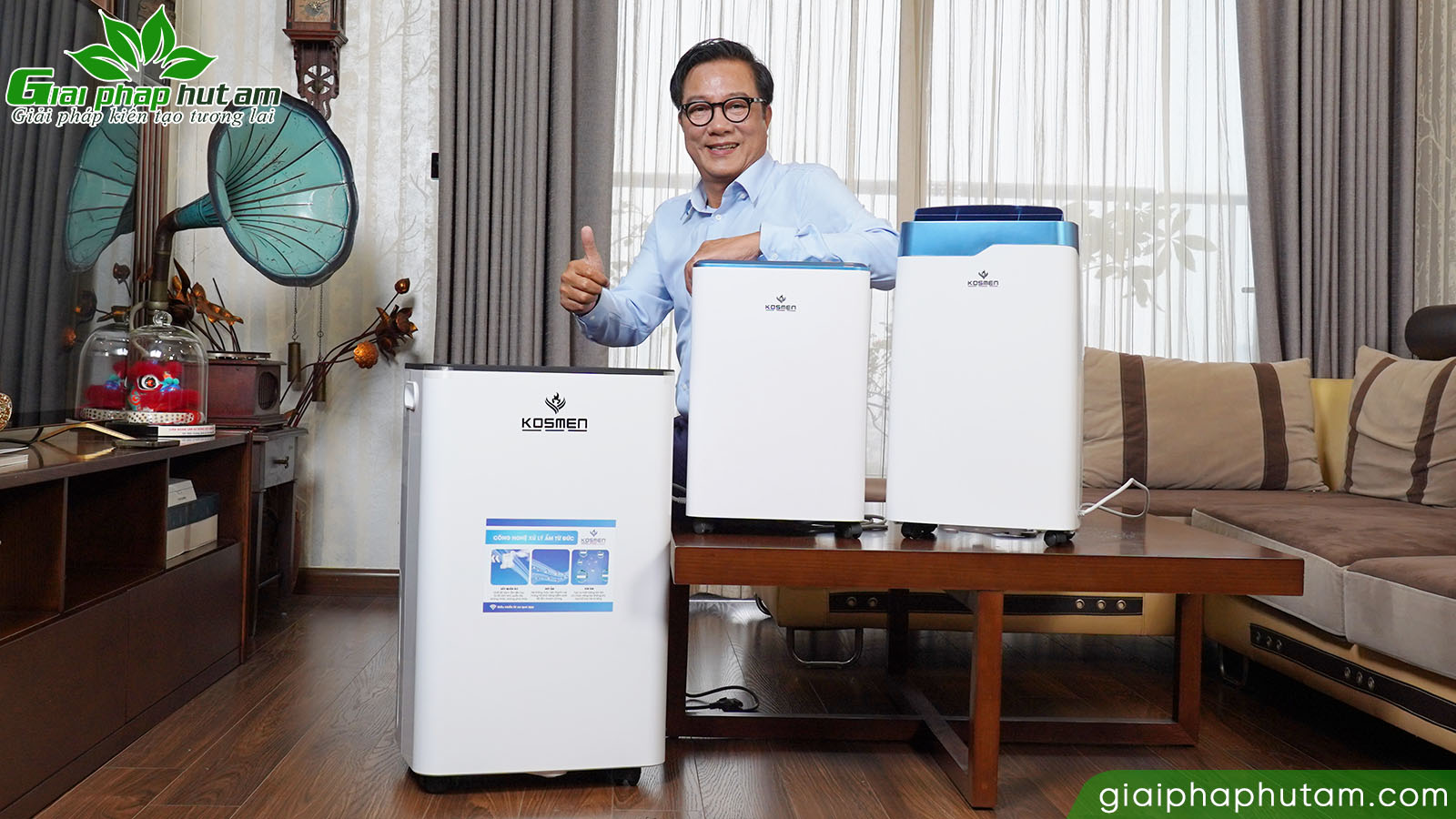 Hình thực tế máy hút ẩm Kosmen KM - 12N
