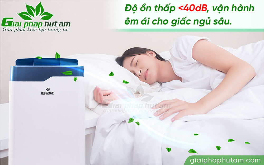 Máy hút ẩm dân dụng Kosmen KM-20N có độ ồn thấp