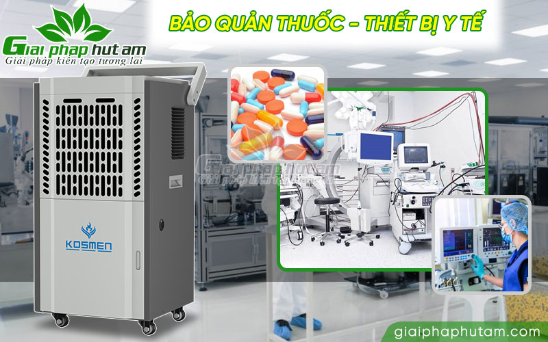 Kosmen KM-90S ứng dụng trong bảo quản thuốc, dược phẩm và thiết bị y khoa