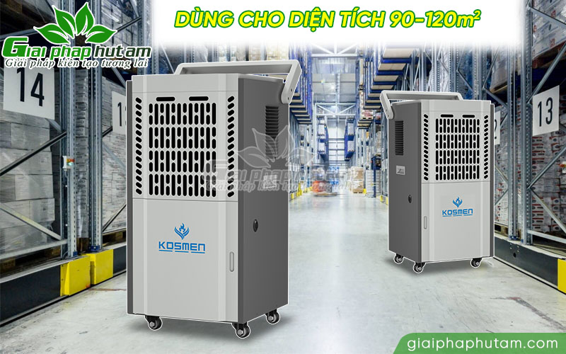 Máy hút ẩm công nghiệp cho khu vực diện tích dưới 120m2