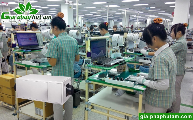 Máy hút ẩm treo trần Kosmen KM-96E bảo vệ linh kiện điện tử