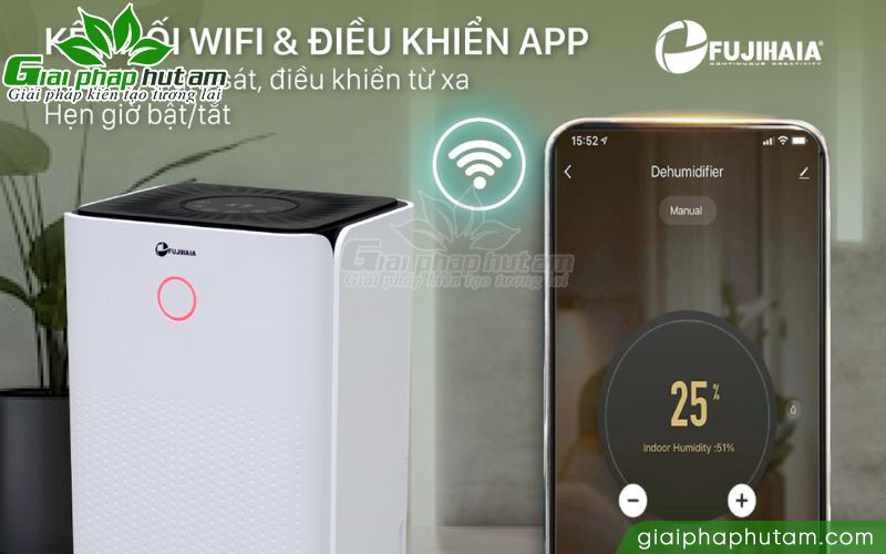 Máy hút ẩm gia đình 12L Fujihaia DH12W