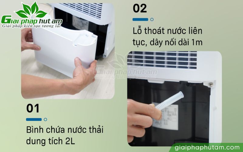 Máy hút ẩm 12L Fujihaia DH12W