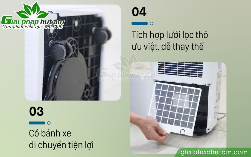 Máy hút ẩm dân dụng Fujihaia DH12W