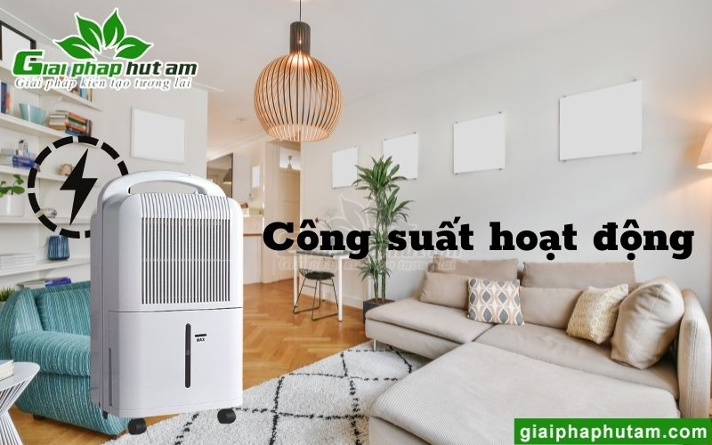 Lựa chọn máy hút ẩm gia đình theo công suất hút ẩm