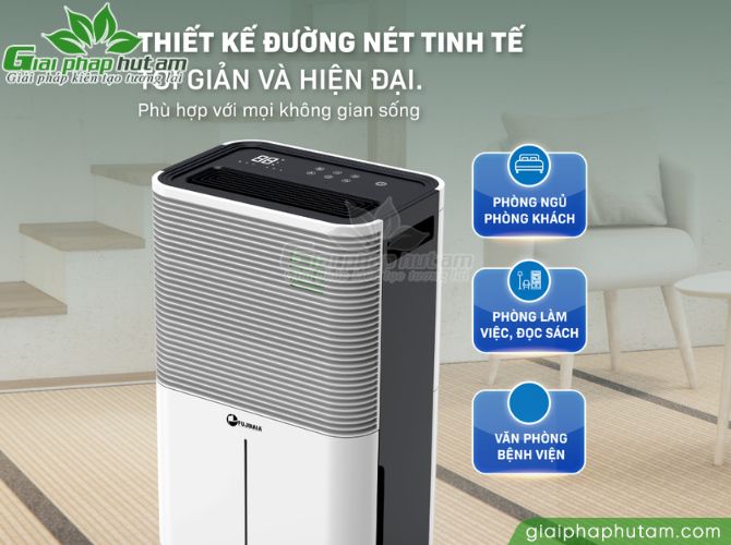 Máy hút ẩm gia đình Fujihaia DH25W