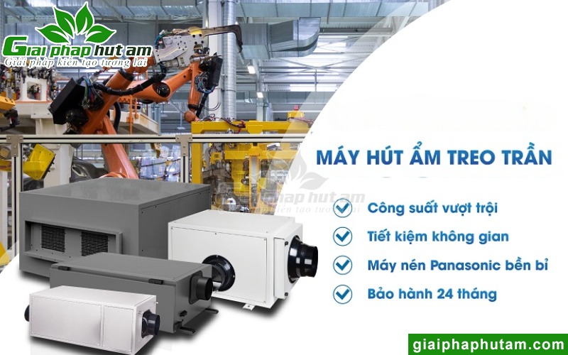 Ưu điểm của máy hút ẩm treo trần