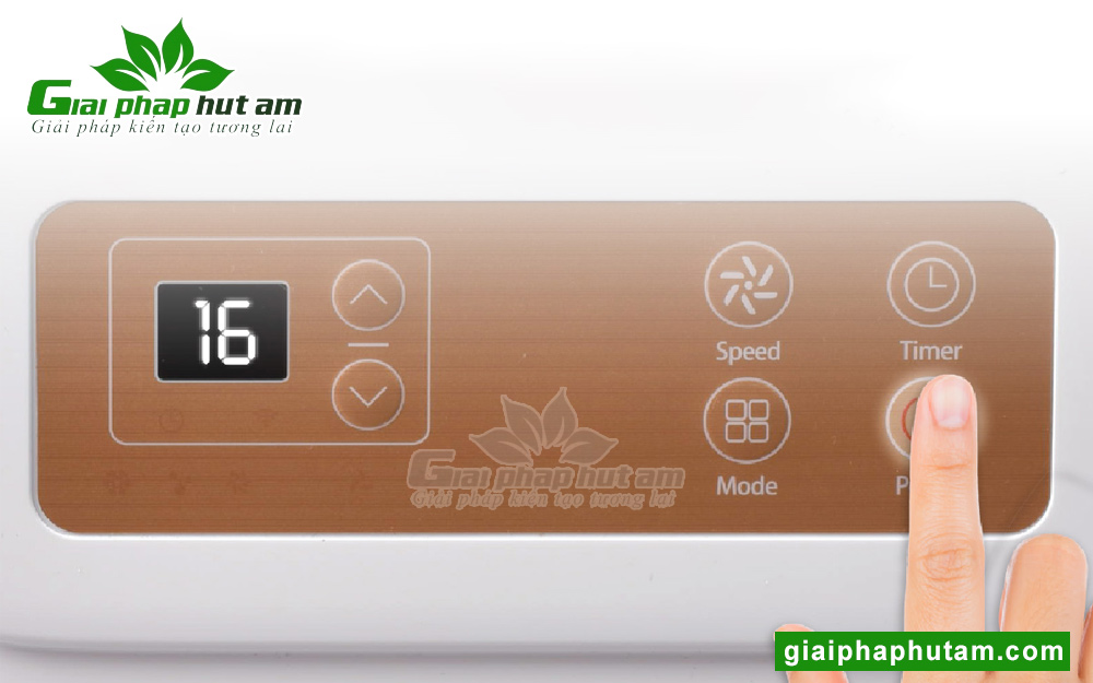Bảng điều khiển trực quan của máy lạnh di động Fujihome PAC10