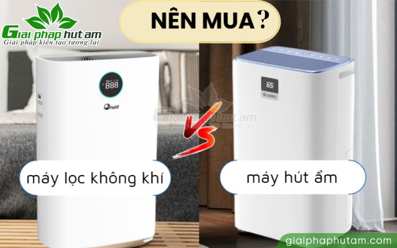 Nên mua máy lọc không khí hay máy hút ẩm?