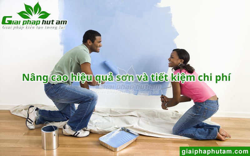 Độ ẩm sơn tường tốt giúp tiết kiệm chi phí sơn