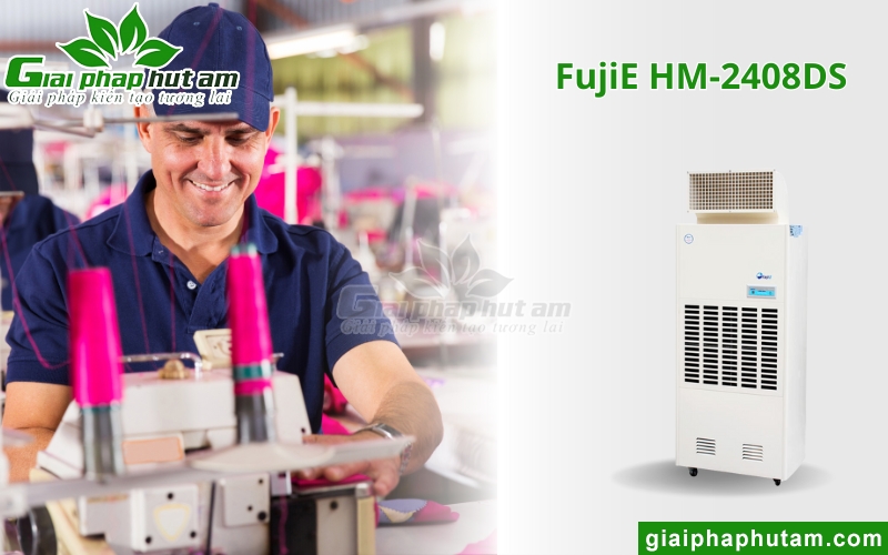 Máy hút ẩm FujiE HM-2408DS xử lý Độ ẩm trong may mặc